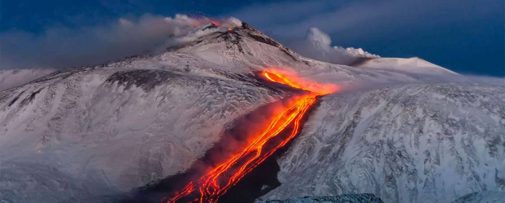 Etna eruzione